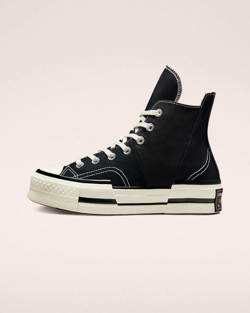 Tenisi Inalti Barbati Converse Chuck 70 Plus Negrii | RO LWGIN275